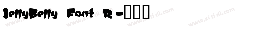 JellyBelly Font R字体转换